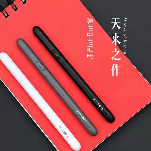 根号三全针管k52m3黑灰白色水笔