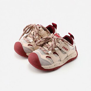 女宝宝软底运动鞋儿童春夏季男童鞋子网面透气跑步鞋拼色板鞋单鞋
