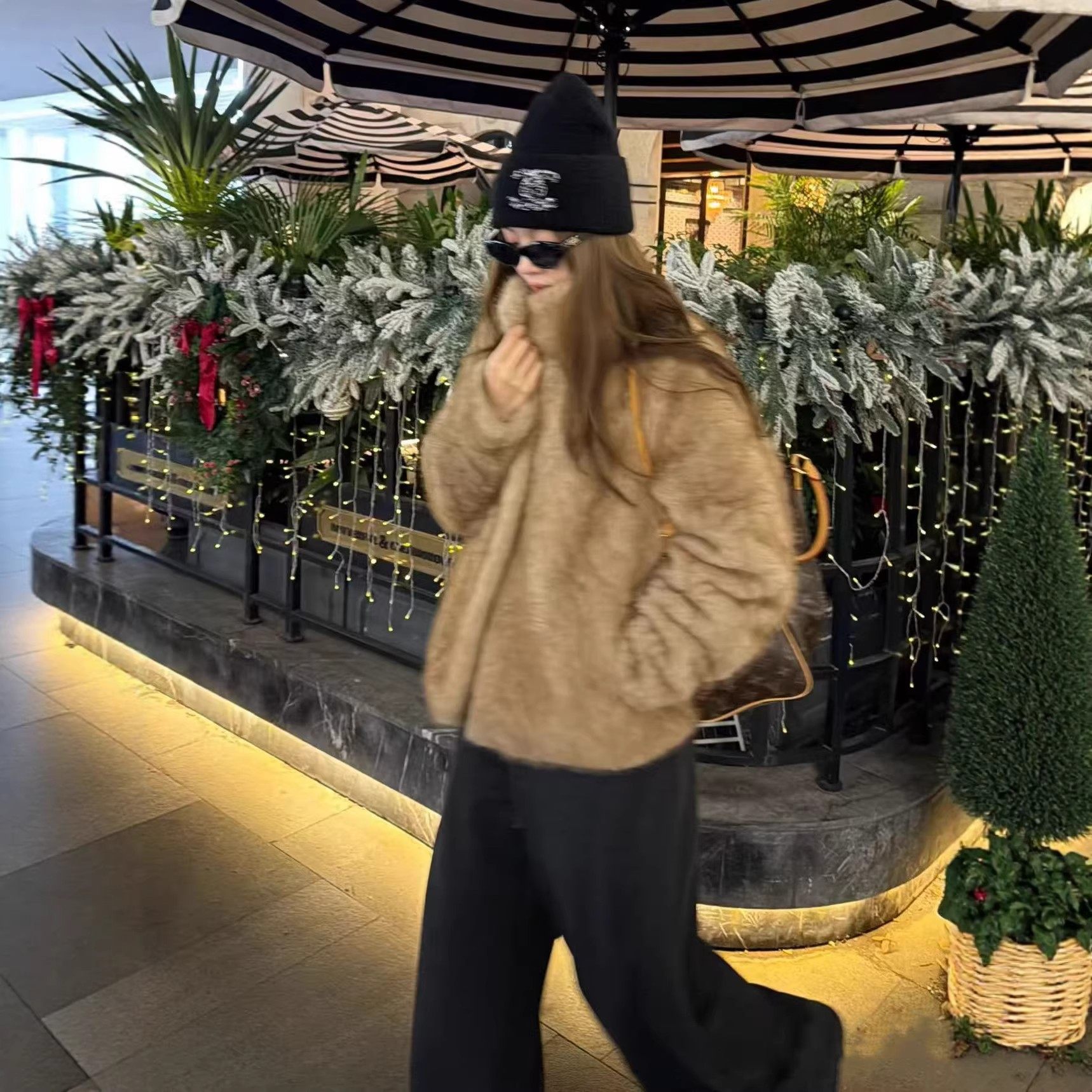 超火高级感立领短水貂环保皮草女冬季毛毛大衣保暖显瘦外套年轻款,女装/女士精品,皮草,淘宝优惠券,粉丝福利购,淘宝优惠卷