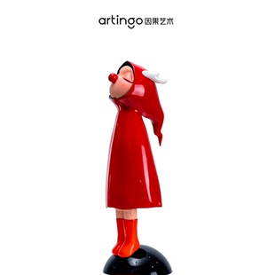 ArtIngo丨正版艺术家惠唯签名限量艺术雕塑新年装饰家居摆件小众