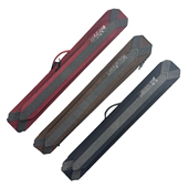 QKS杆包黑色布面2头4尾立体台球杆包优质新款 手提轻便桌球杆包