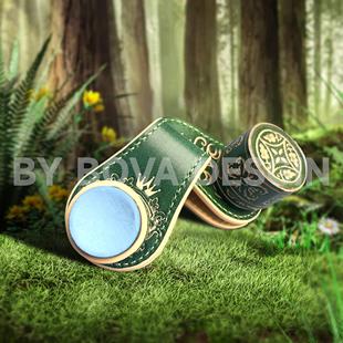 伯威狮王磁吸巧克夹真皮巧克粉收纳盒套装 强磁吸 魔术师巧克夹套装