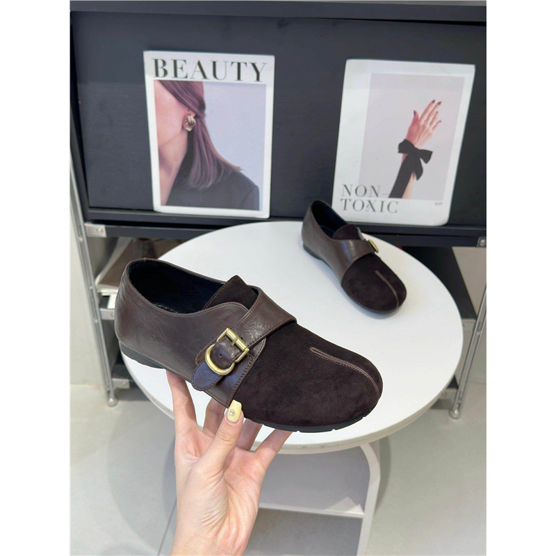 英伦风豹纹乐福鞋女2025年秋冬新款一脚蹬小皮鞋百搭圆头平底单鞋,女鞋,勃肯鞋/软木鞋,淘宝优惠券,粉丝福利购,淘宝优惠卷