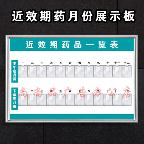 医院近效期药品一览表公示栏