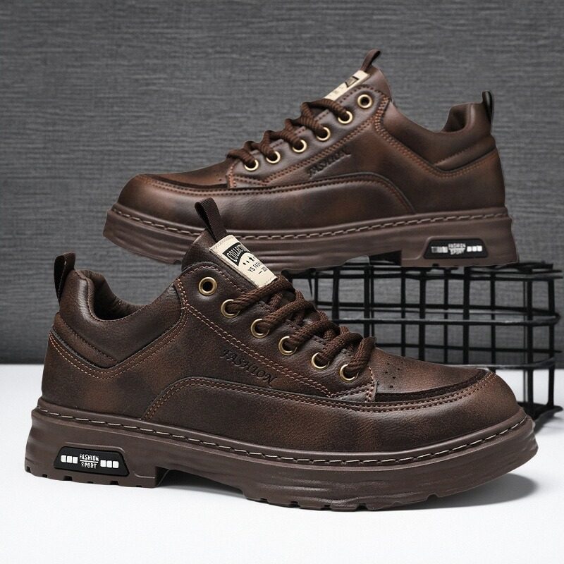 2025新款夏季透气男鞋轻便潮流百搭工装鞋休闲板鞋耐磨防滑运动鞋,流行男鞋,软木鞋/勃肯鞋,淘宝优惠券,粉丝福利购,淘宝优惠卷