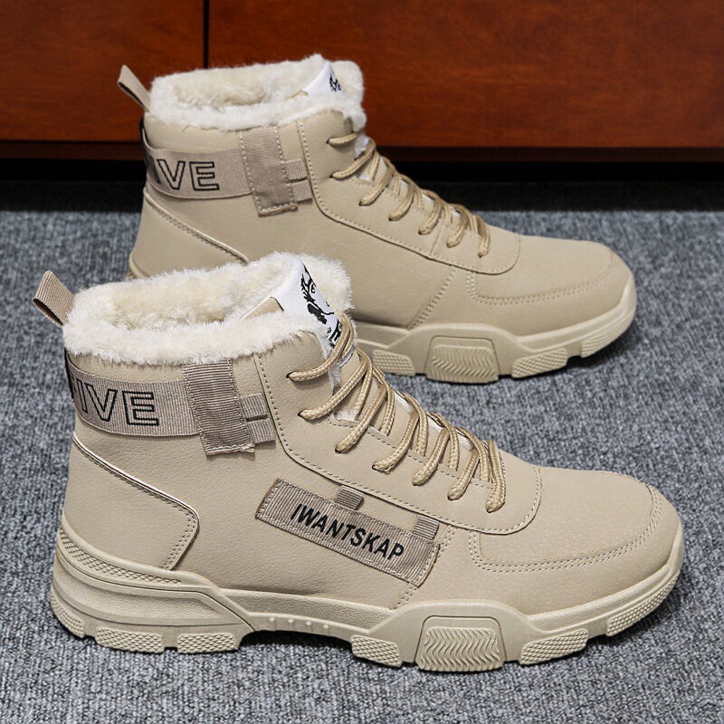 2025新款男士高帮雪地靴