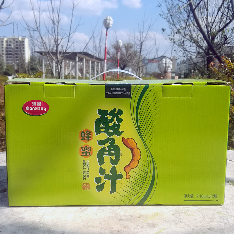 云南楚雄大姚特产滇星蜂蜜酸角汁 果汁酸甜饮料240ml*12瓶礼盒装
