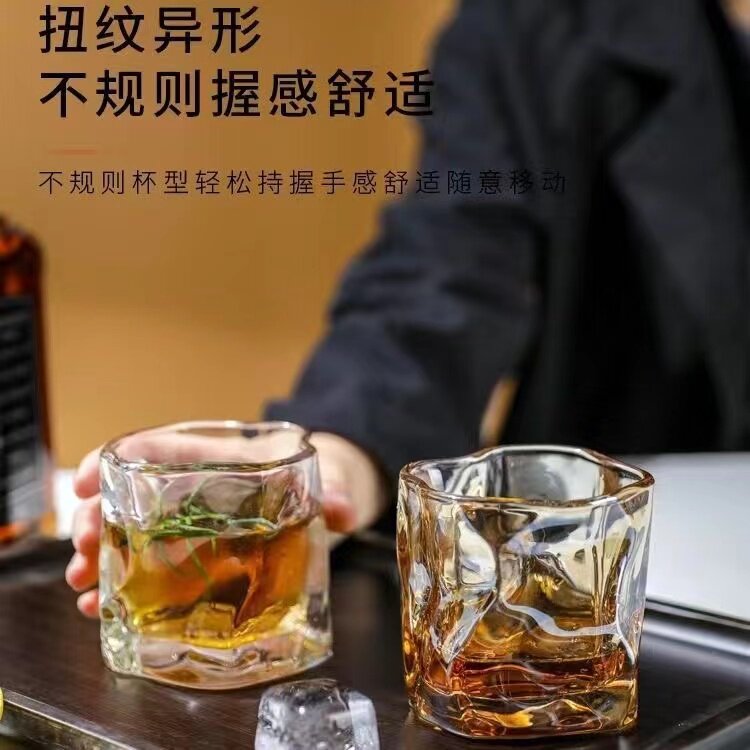 潮流折纸杯玻璃水杯耐热100度