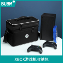 X主机背包Xbox整理收纳箱xsx手柄保护套xbox防尘罩袋子周边配件 BUBM适用xbox收纳包单肩便携微软Xbox Series