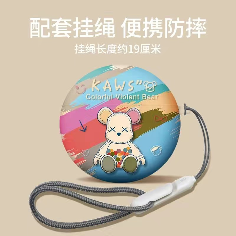 适用华为的耳机保护套freebuds4e无线5i磨砂壳se2硅胶简约3高级4软暴力熊freebuds5蓝牙freebud