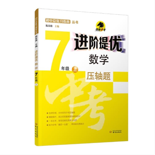 进阶提优 数学 七年级 八年级 九年级 压轴题 初中总复习指南丛书 陈金德