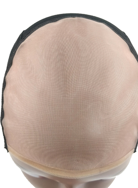 前手织网帽mono网帽 全手钩网帽 假发专用网帽 Lace Wig Cap