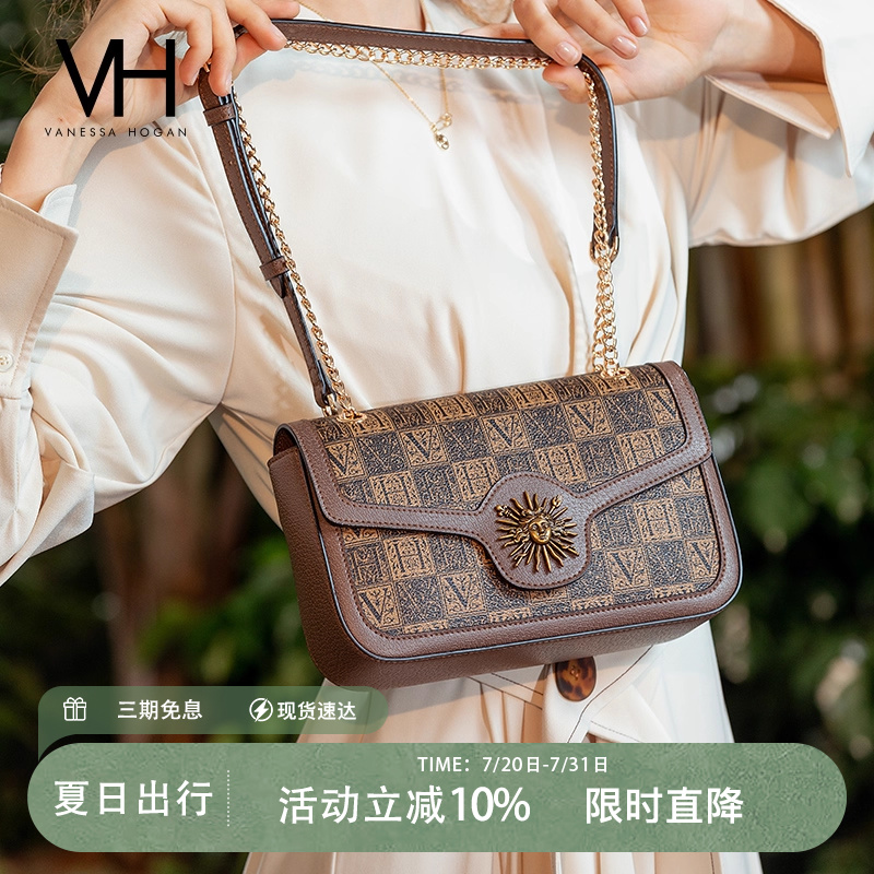 vh包包女秋冬百搭链条包单肩包