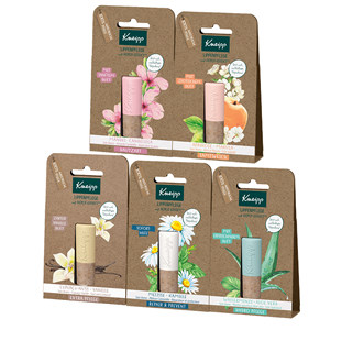 现货 德国kneipp克奈圃长效滋润唇膏芦荟清爽甜杏保湿杏仁油滋养