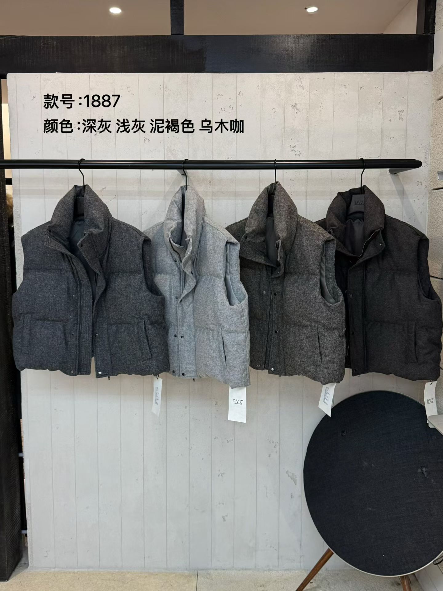 DVZ 马甲背心女冬季爆款极简风小个子加厚白鸭绒外套短款羽绒服