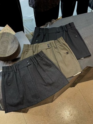 十三行半身裙女2025新款秋冬高腰时尚显瘦包臀短裙裤女8116#