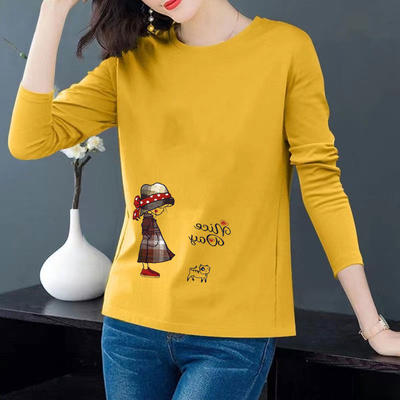 山东青岛即墨卫衣女纯棉长袖T恤