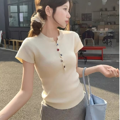 大朗上衣独特桐乡流行风格毛衣正品夏季不起球女欧洲站大佬新款圭