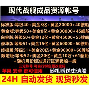 现代战舰成品号黄金号