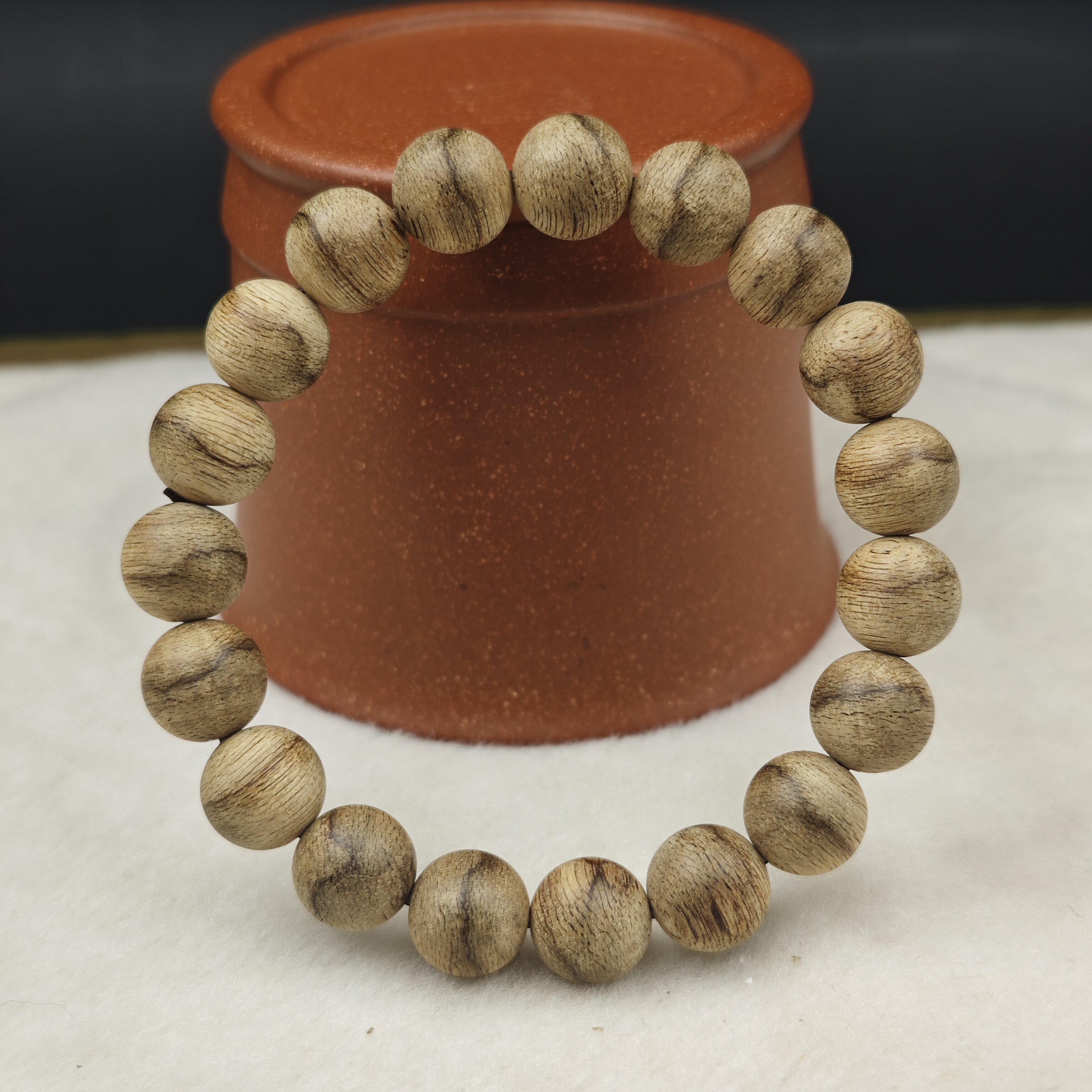 11mm西马天然沉香花珠佛珠手链手串