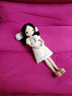 波点睡裙套装 幽蓝树海原创 钩针图解 制作教程