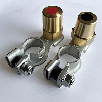 加厚汽车电瓶桩头延长柱卡子蓄电池连接线加增高改装正负级接头特