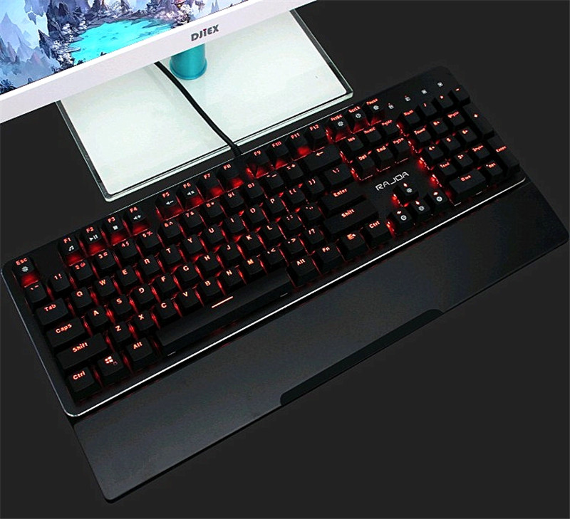 À×åÈRJ-K719µç¾º°æÈ«¼üÎÞ³å104¼ü¹âÖáÍø°ÉÓÎÏ·»úе¼üÅÌusbÓÐÏßlol