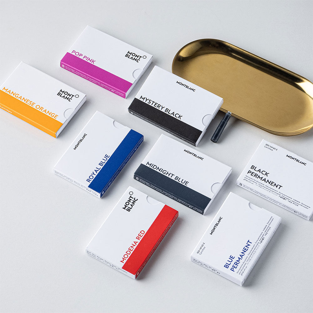 万宝龙钢笔专用墨囊替换简单方便