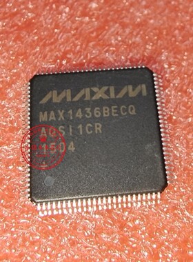 MAX1436BECQ MAX14368ECQ QFP封装 新的一个起拍