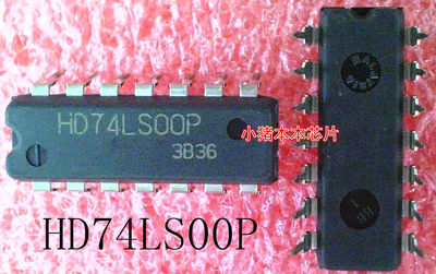 HD74LS00P     74LS00     DIP14封装      新的