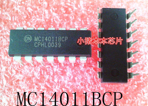 MC14011BCP   MC140118CP   MC14011   DIP-14封装 新的
