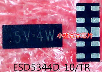 ESD5344D-10/TR   ESD5344D-10  丝印5V4W  DFN2510-10L封装 新的