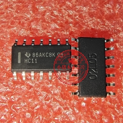 SN74HC11DR丝印HC11 SOP14窄体贴片TC74HC11AF SOP14-5.2中体贴片