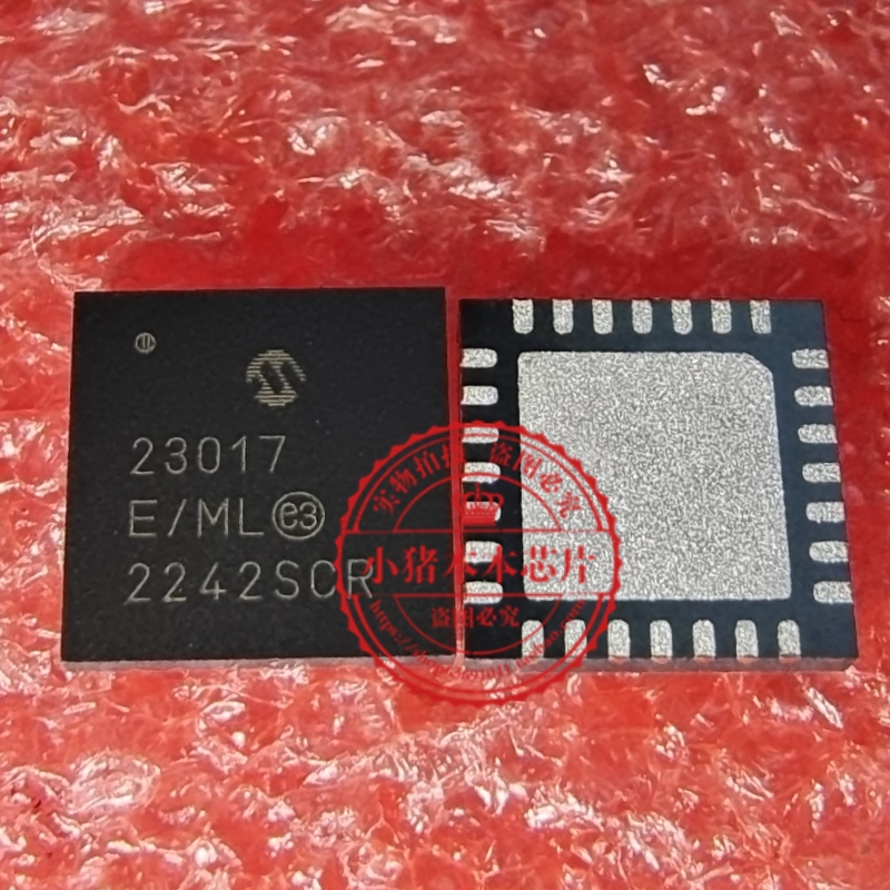 MCP23017-E/ML  MCP23017T-E/ML  23017-E/ML 原装微芯I/O扩展器