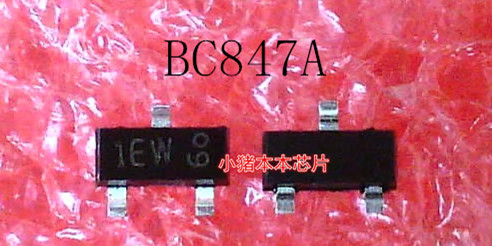 BC847A BC847ALT1G丝印:1EW IEW SOT23-3新的-封面