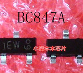 BC847A     BC847ALT1G     丝印:1EW    IEW     SOT23-3   新的