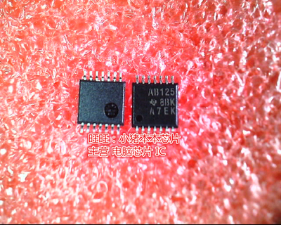 SN74ABT125PWR 74ABT125 丝印AB125 TSSOP-14全新新货 一个起卖