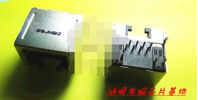 集成电网络网口带双灯13针