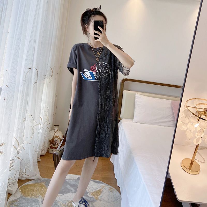 大码显瘦宽松新款薄款遮肚