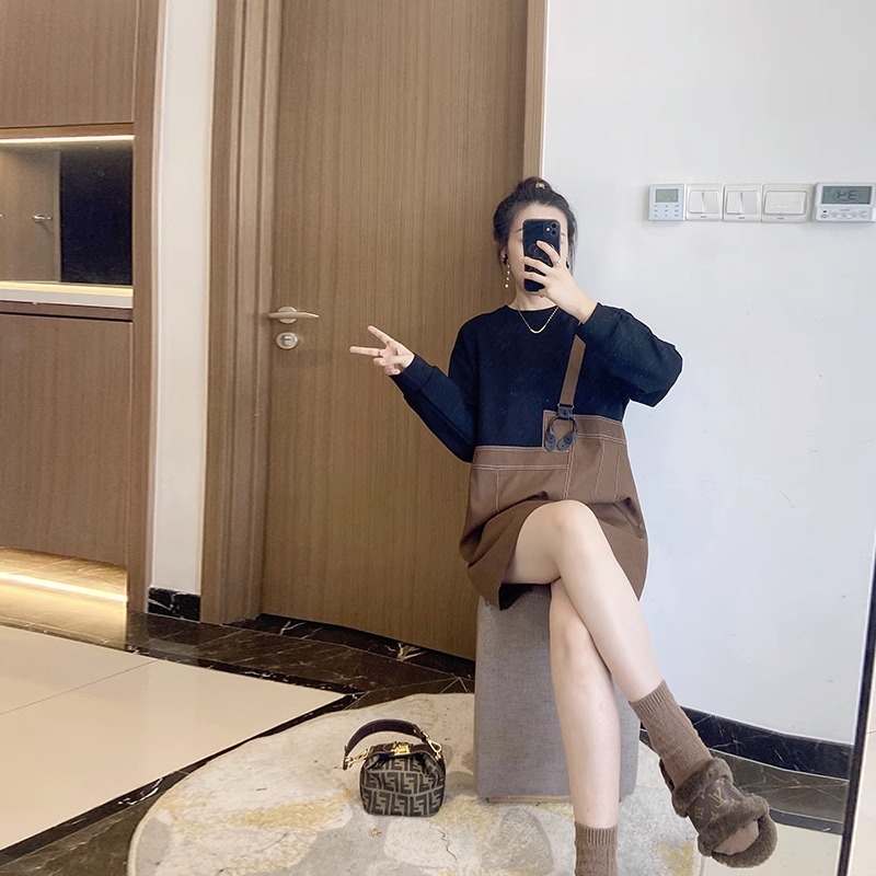 时尚宽松休闲欧货大码女装