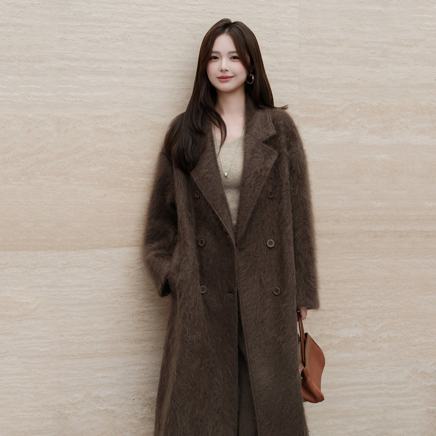 爵莱菲大码拉毛羊绒大衣女新款冬季中长款高级感大牌羊毛呢外套,女装/女士精品,大码呢大衣,淘宝优惠券,粉丝福利购,淘宝优惠卷