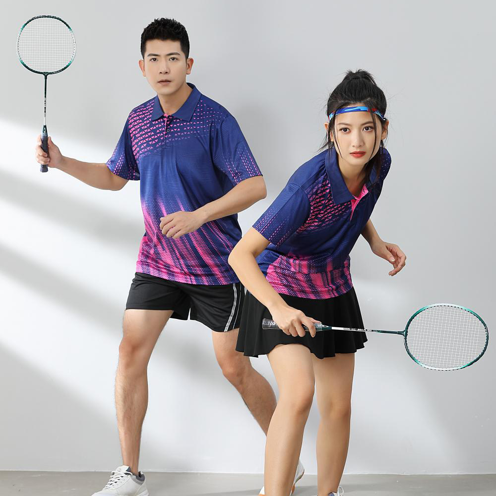 动力之窗个性乒乓球服男女羽毛球服速干透气儿童运动短袖定制队服