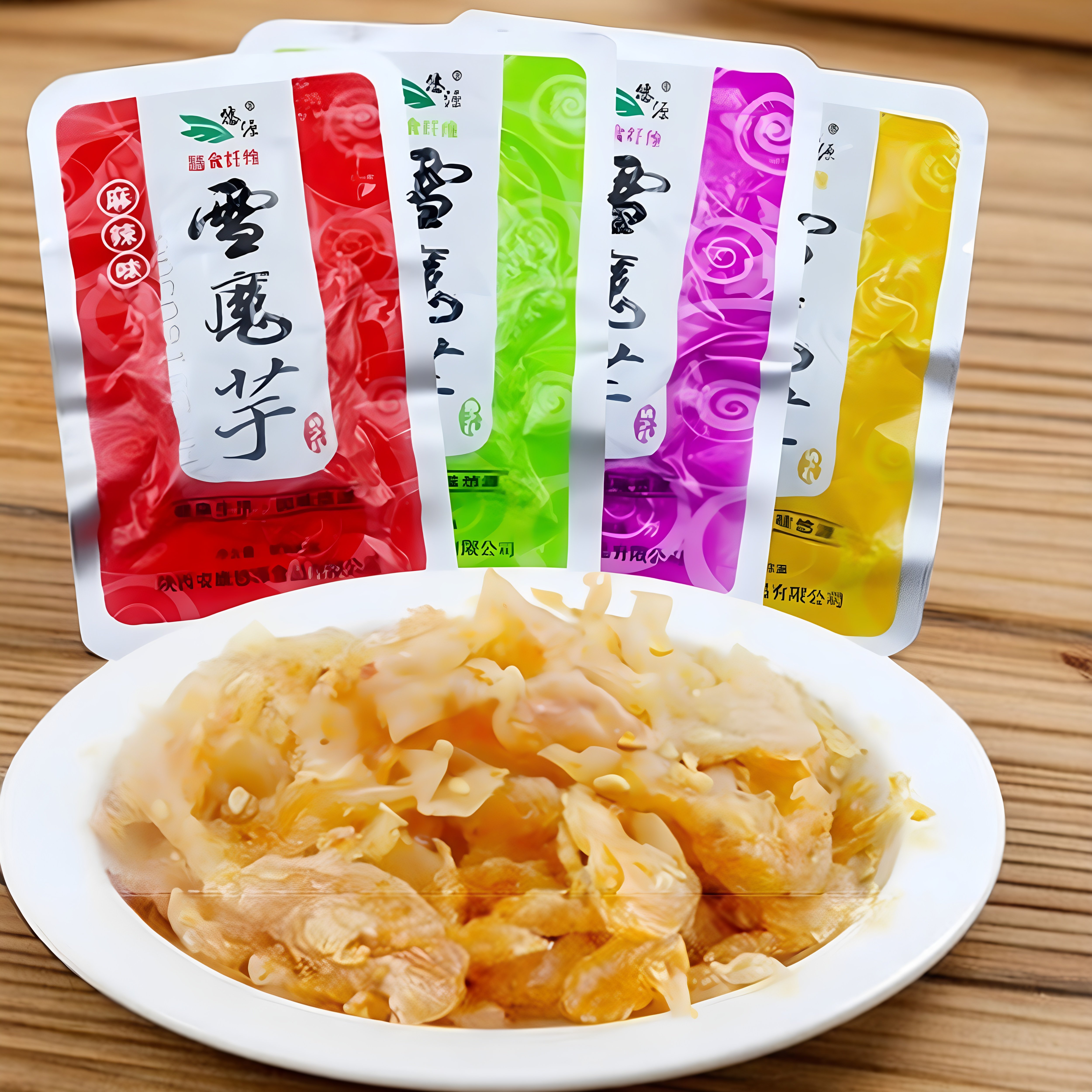 悠源雪魔芋 即食烧烤麻辣五香魔芋爽 解馋零食陕西安康特产500g
