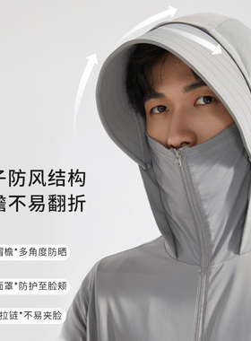 ODBO防晒衣女款新款防紫外线夏季冰丝防晒服连帽外套钓鱼百搭上衣