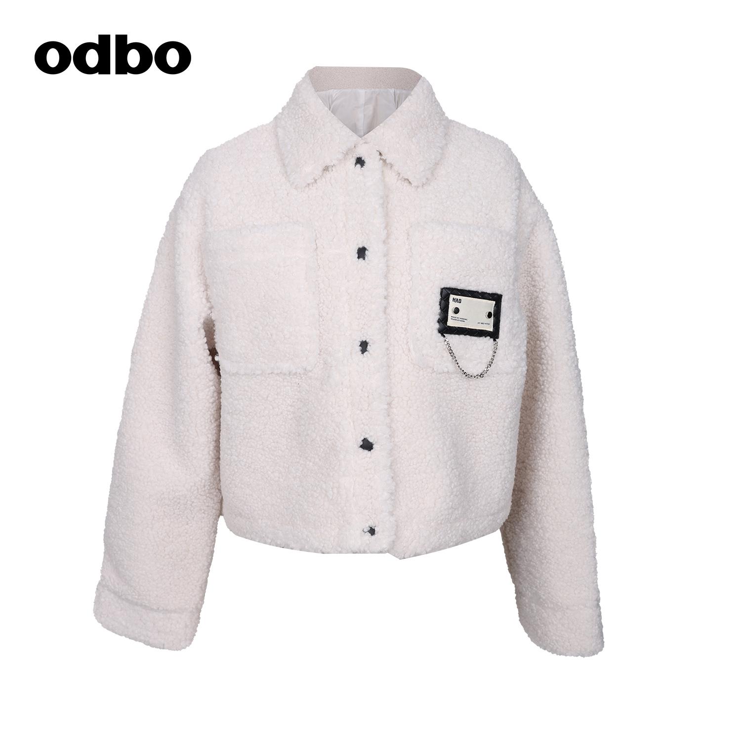 odbo/欧迪比欧毛呢外套