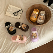 洞洞鞋 男女士亲子凉拖鞋 沙滩防滑可爱足球卡皮巴拉儿童夏ins新款