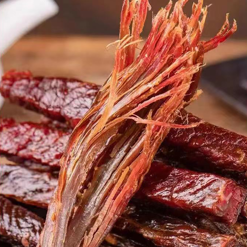 【 内蒙古牛肉干 不含香辛料和防腐剂】纯牛肉火烤风干