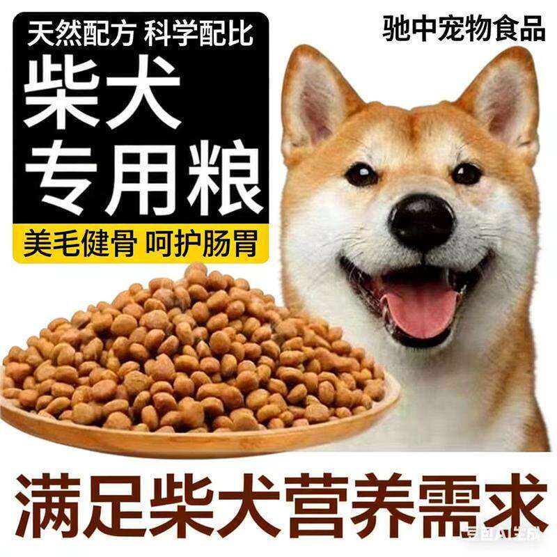 柴犬狗粮专用幼成犬10斤美毛补钙怀孕期大包装40斤通用型二月三月