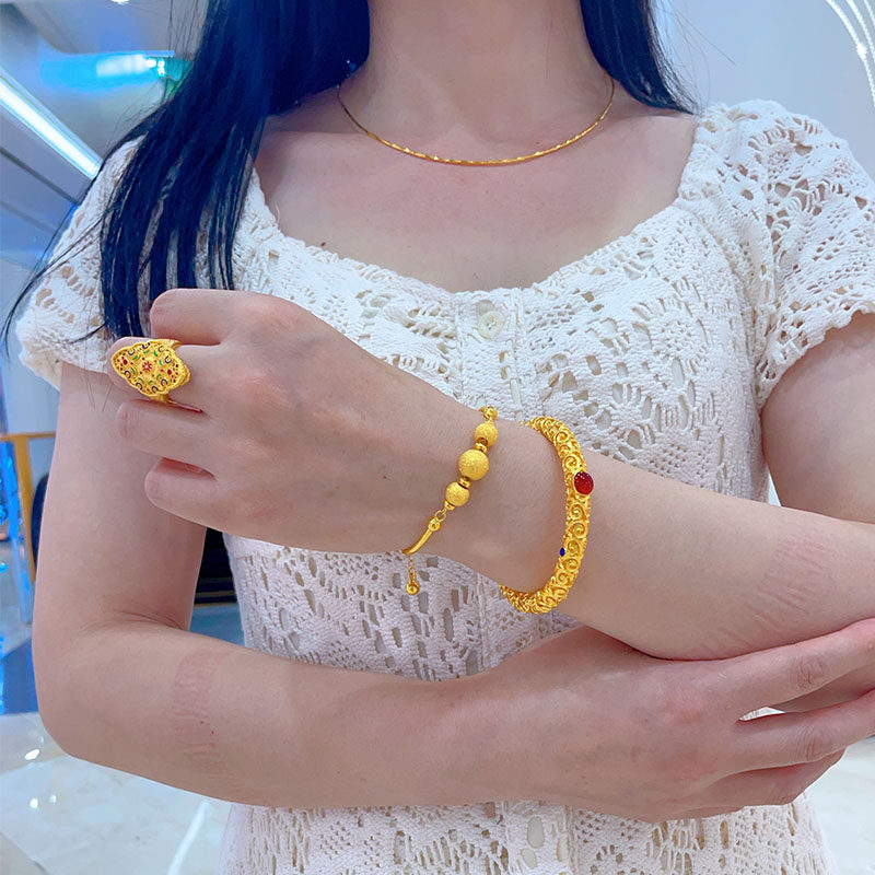 金包银项链新款微笑时尚素链女生轻奢锁骨链5G工艺套链表白送女友,饰品/流行首饰/时尚饰品新,项链,淘宝优惠券,粉丝福利购,淘宝优惠卷