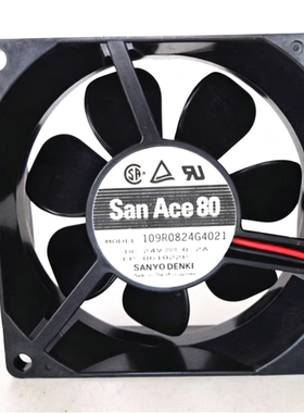 三洋109R0824G4021 24V 0.2A 8025 8CM 80*80*24变频器散热风扇